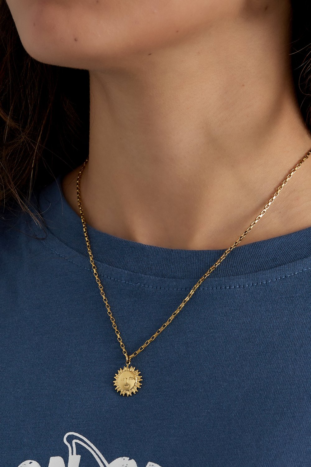 Sunny day necklace - Silver Color color h5Picture2